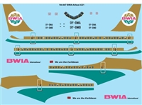 1:144 British West Indian Airlines Airbus A.321