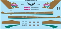 1:144 British West Indian Airlines Boeing 727-100