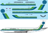 1:144 AeroAmerica (green/blue) Boeing 720