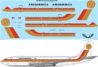 1:144 AeroAmerica (red/ochre) Boeing 720