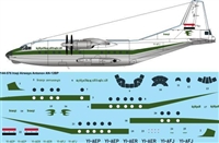 1:144 Iraqi Airways Antonov An.12-BP