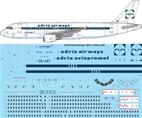 1:144 Adria Airways 'retro' Airbus A.320