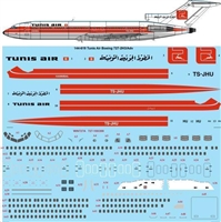 1:144 Tunis Air Boeing 727-200