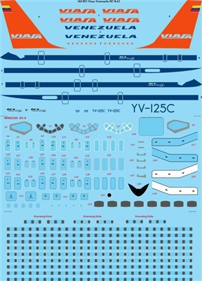 1:144 Viasa Venezuela (later cs) Douglas DC-8-63