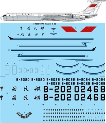 1:144 CAAC Ilyushin 62