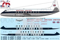 1:144 British United Airlines Vickers Viscount 700