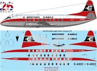 1:144 British Eagle Vickers Viscount 700