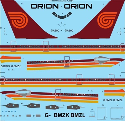 1:144 Orion Airways Airbus A.300B4