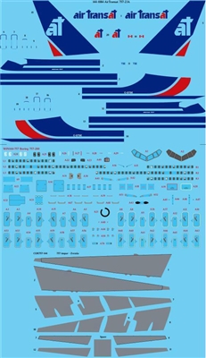 1:144 Air Transat  (early cs) Boeing 757-200