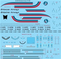 1:144 Britannia Airways (1970's cs) Boeing 737-200