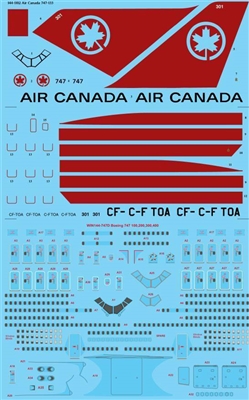 1:144 Air Canada (delivery cs) Boeing 747-133