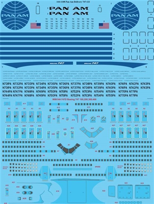 1:144 Pan Am (delivery cs) Boeing 747-121A