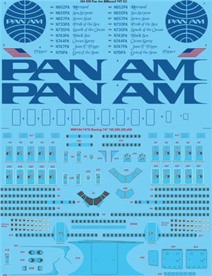 1:144 Pan Am 'Billboard' Boeing 747-121A