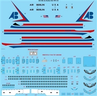 1:144 Air Berlin Boeing 707-331