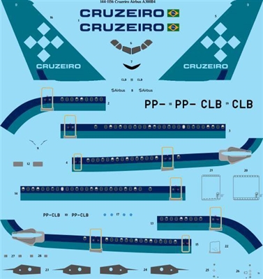 1:144 Cruzeiro Airbus A.300B4