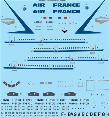 1:144 Air France Airbus A.300B4