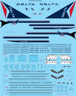 1:144 Delta Airlines Boeing 767-232/332/ER