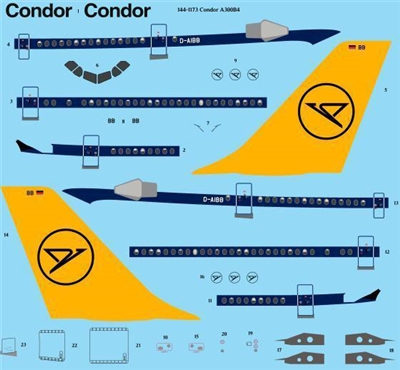 1:72 Condor Airbus A.300B4