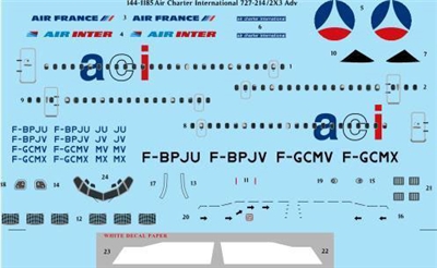 1:144 Air Charter International Boeing 727-200