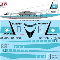 1:72 Maersk Fokker F.27