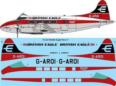 1:72 British Eagle Dh.104 Dove 5