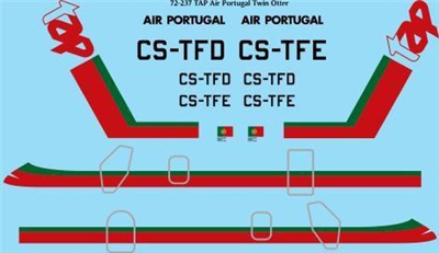 1:72 TAP Air Portugal DHC-6 Twin Otter 300