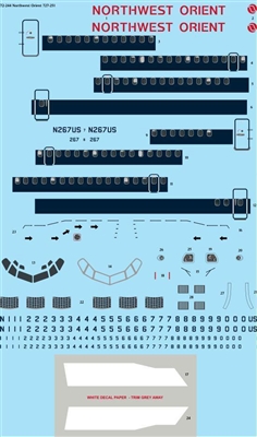 1:72 Northwest Orient Boeing 727-200