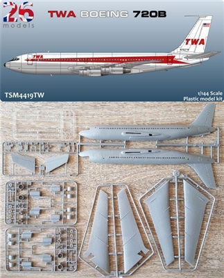 1:144 Boeing 720B, Trans World Airlines