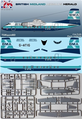 1:144 HPR-7 Herald 200, British Midland Airlines