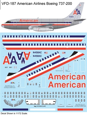 1:100 American Airlines Boeing 737-200