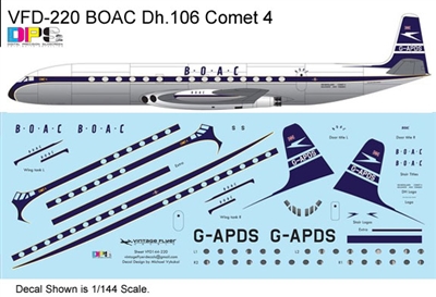 1:100 BOAC Dh.106 Comet 4