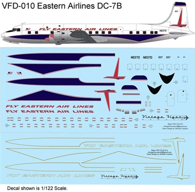 1:122 Eastern Airlines (1961 cs) Douglas DC-7B