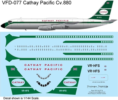 1:126 Cathay Pacific Convair 880