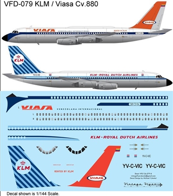 1:126 Viasa / KLM Convair 880