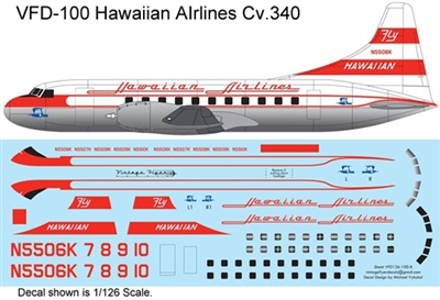 1:126 Hawaiian Airlines Convair 340