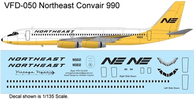 1:135 Northeast ('Yellowbird' cs) Convair 990