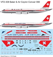 1:135 Air Ceylon Convair 990