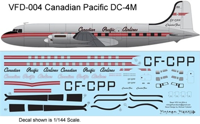 1:144 Canadian Pacific Douglas DC-4M