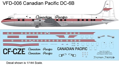 1:144 Canadian Pacific Douglas DC-6B