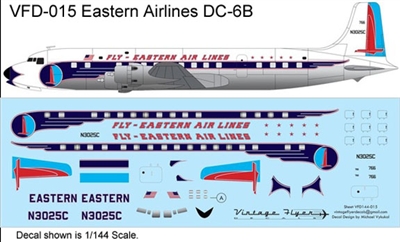 1:144 Eastern Airlines (1955 cs) Douglas DC-6B