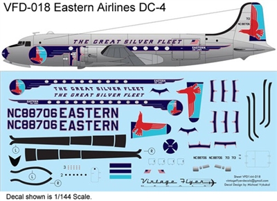 1:144 Eastern Airlines 'Great Silver Fleet' Douglas DC-4