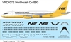 1:144 Northeast (Yellowbird cs) Convair 880 (EE Kit)