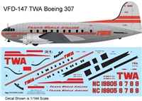 1:144 Trans World Airlines Boeing 307 Stratoliner (final colors)