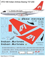 1:144 Indian Airlines Boeing 737-200