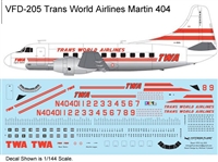 1:144 Trans World Airlines Martin 404