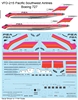 1:144 Pacific Southwest Airlines Boeing 727-100 / -200