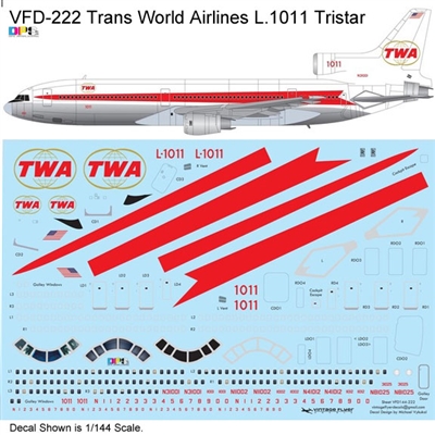 1:144 Trans World Airlines (delivery cs) Lockheed L.1011 Tristar