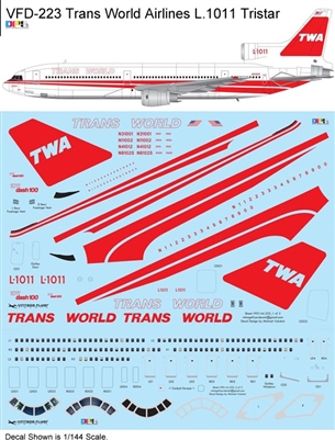 1:144 Trans World Airlines (second cs) Lockheed L.1011 Tristar