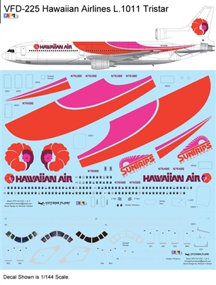 1:144 Hawaiian Airlines Lockheed L.1011 Tristar