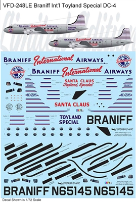 1:144 Braniff International 'Toyland Special' Douglas DC-4